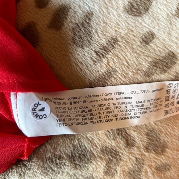 Zara Red Ruffle Blouse - Picture 12 of 14